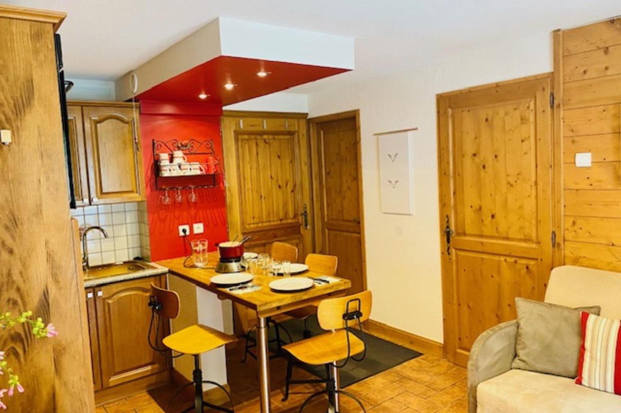 Appartement Slopes Of Les Houches 25 M With Balcony Extérieur photo